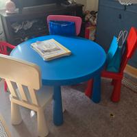 Tavolo rotondo per bambini