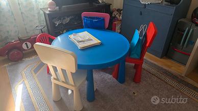 Tavolo rotondo per bambini