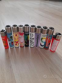 Lotto 10 Accendini  Clipper da Collezione