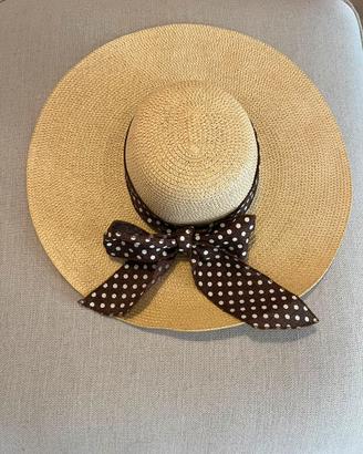 Cappello da Donna a tesa larga con fiocco