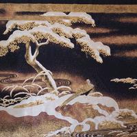 Arazzo vintage d'autore Fabbriziani e Calandra 