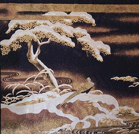 Arazzo vintage d'autore Fabbriziani e Calandra 