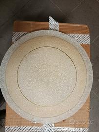 Plafoniera da Soffitto in Vetro granigliato
