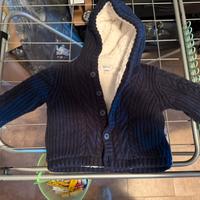 Giacca blu neonato