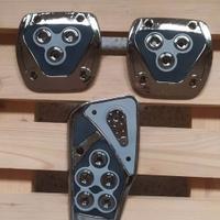 Set pedali sportivi universali cromati