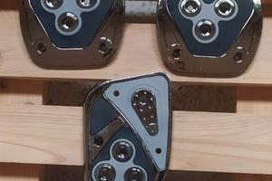 Set pedali sportivi universali cromati