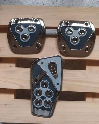 Set pedali sportivi universali cromati
