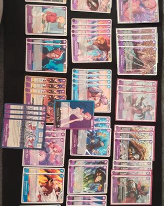 mazzo Reiju viola blu completo da torneo One piece