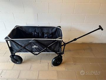 CARRELLO SPIAGGIA CAMPEGGIO con ruote gonfiabili