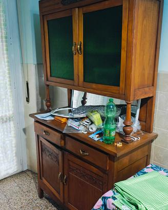 credenza in noce primi '900