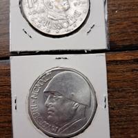 Due monete 1928/1945