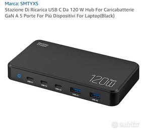 SMTYXS Hub USB C 120W GaN 5 Porte