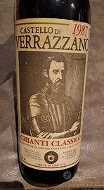 Bottiglia di vino Chianti classico  1987