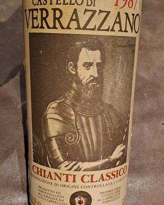 Bottiglia di vino Chianti classico  1987