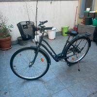 Bici Elops 120 azzurra donna