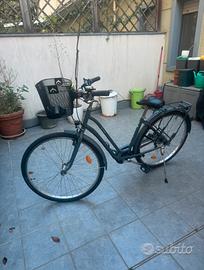 Bici Elops 120 azzurra donna