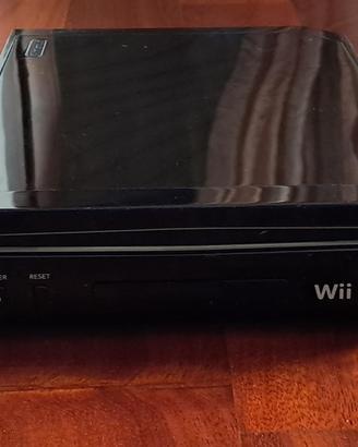 Nintendo Wii nera con accessori e scatola