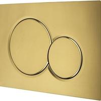 Incasso geberit placca nero e oro - Incasso