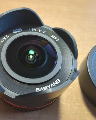 Samyang 7.5 f3.5 UMC Fish-eye MFT Fisheye Fish Eye