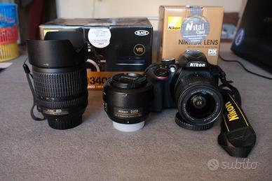 Fotocamera reflex Nikon D3400 + 18-55mm + 18-105mm