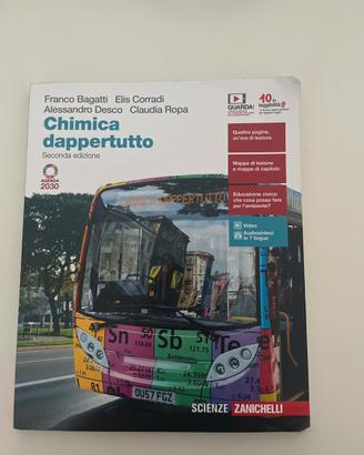 Libro Chimica dappertutto Zanichelli Superiori