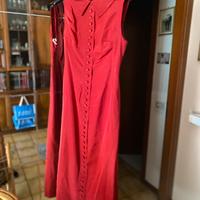 abito vintage rosso