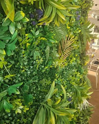 Siepe artigianale  da parete tridimensionale