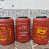 Fusti alimentari in plastica