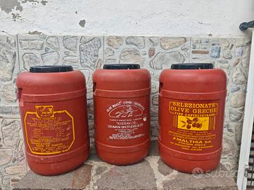 Fusti alimentari in plastica