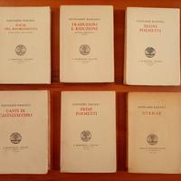 Sei libri Giovanni Pascoli 1938/1943 ed. Mondadori