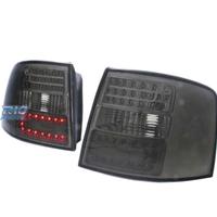 FANALI A LED AUDI A6 4B AVANT 97-04 FONDO CROMATO 
