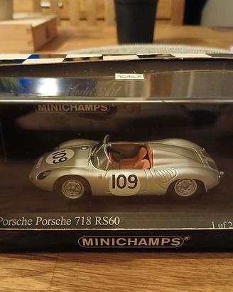 porsche 718 RS60 1/43 minichamps post 550 spyder