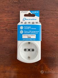 Presa Schuko con timer digitale programmabile