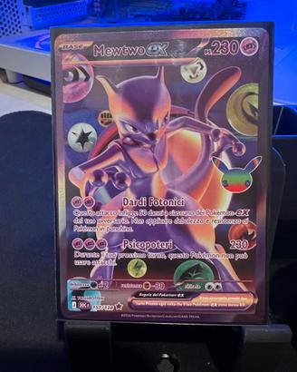 Mewtwo ex 157/128 30 anniversario
