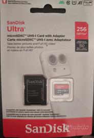 SanDisk microSDXC uhs-I card con adattatore 256 gb