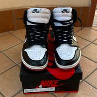 Jordan 1  Retro High Satin Black Toe