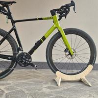 Portabici legno regolabile