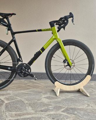 Portabici legno regolabile