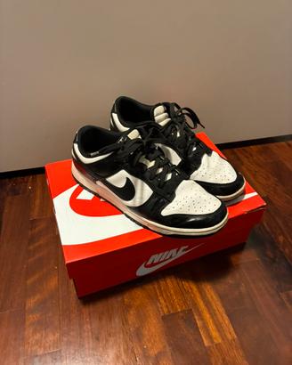 Nike dunk low bianche e nere