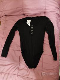 Body manica lunga con cartellino 