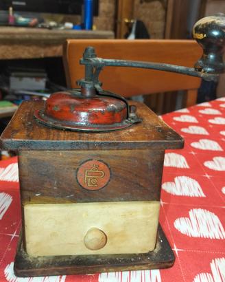 macinacaffè e mortaio vintage 