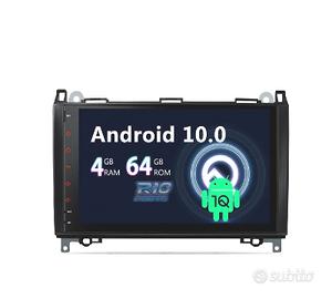 RADIO GPS ANDROID 14 PER MERCEDES CLASSE A B VITO 