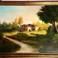 quadro dipinto ad olio di un artista da nome Anita
