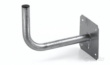 Supporto parabola a "L" in acciaio zincato a caldo