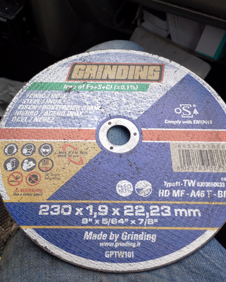 Disco abrasivo da taglio marca Grinding,