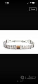Bracciale uomo Marlu' con pietra centrale