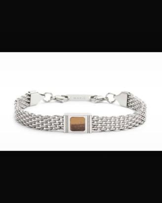 Bracciale uomo Marlu' con pietra centrale
