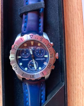 Orologio cronografo in acciaio Tissot  100 m