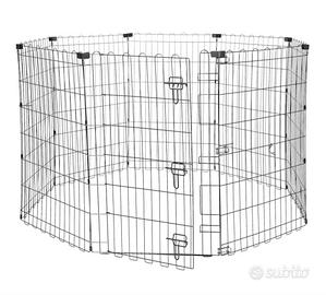 RECINTO PER CANI RIPIEGABILE CON CANCELLETTO