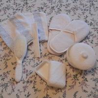 Set 7 pezzi in Spugna Vintage 